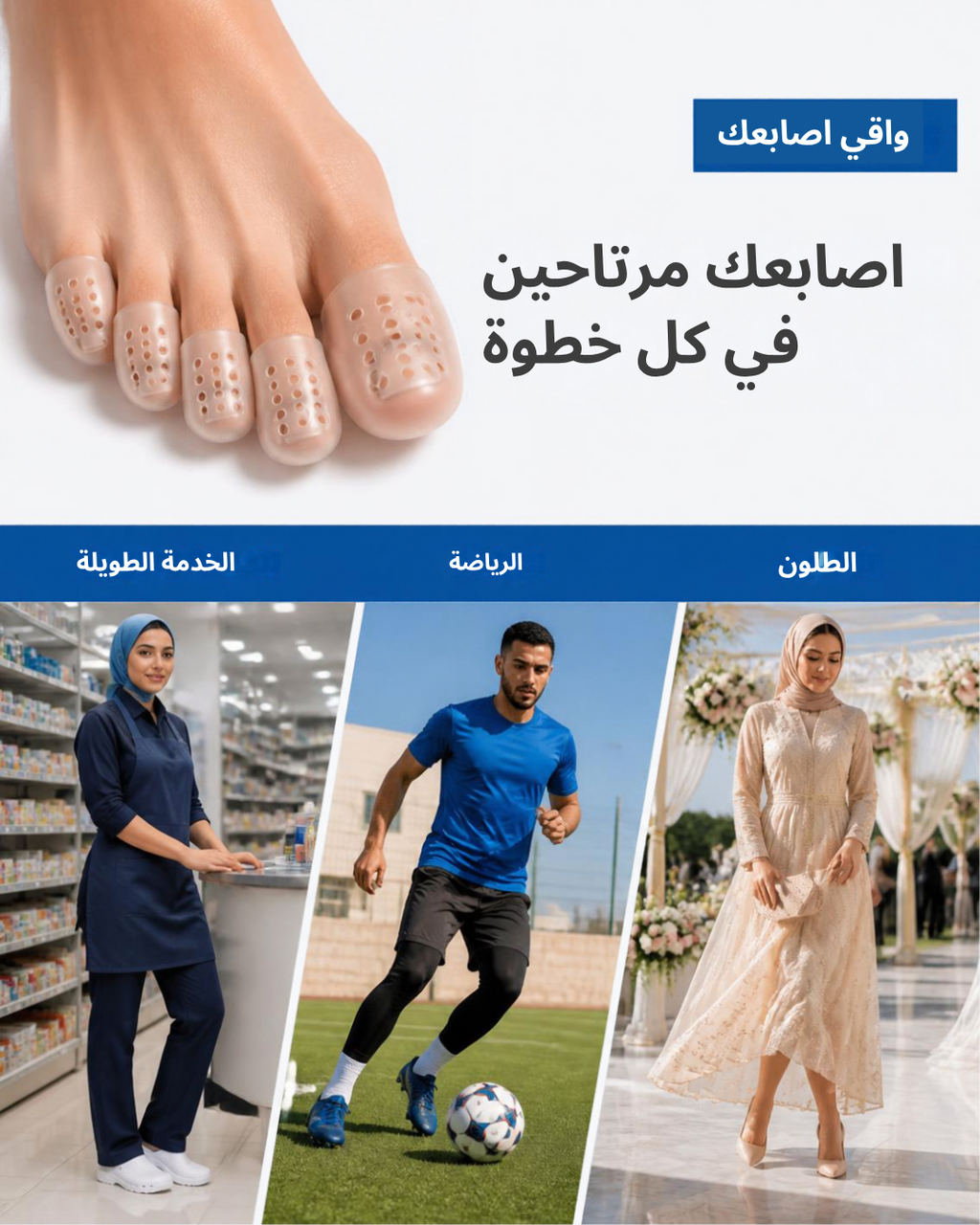 TOE PROTECTOR حامي الاصابع